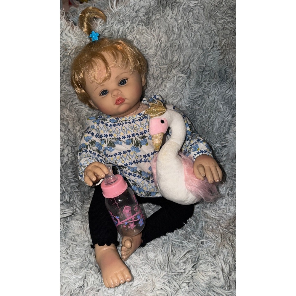 Paradise Galleries-Reborn Baby Girl "Swan Princess" + TONS of Accessories (NWT)